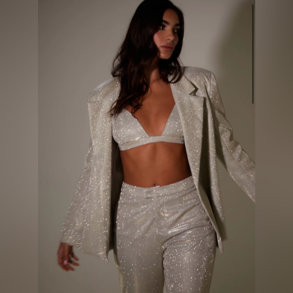 SLA The Label Gold Paloma Blazer